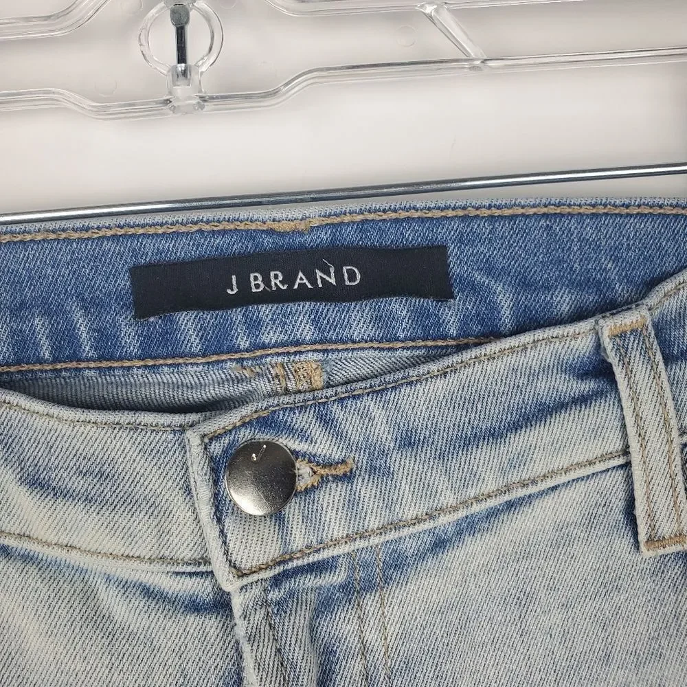 J BRAND cropped Ellis love cat light wash Denim ankle jeans Womens 30 Casual - Picture 5 of 9